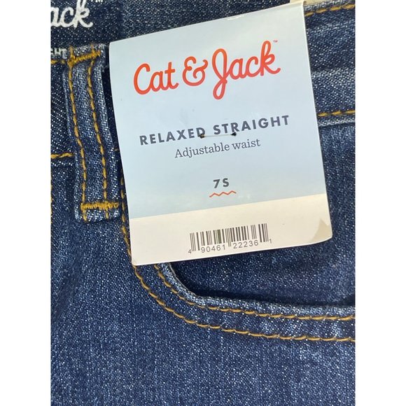 Cat and jack relaxed straight adjustable waist, size 7 at relax straight - Picture 4 of 9